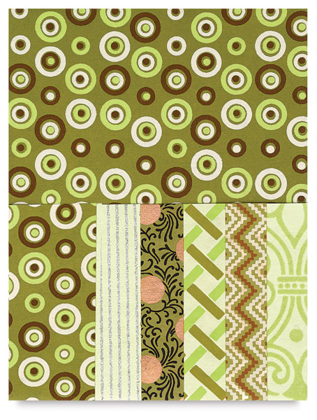Moss Green and Pista Green