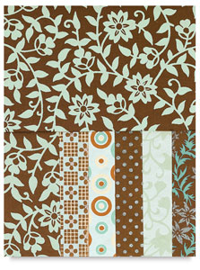 Cocoa and Teal