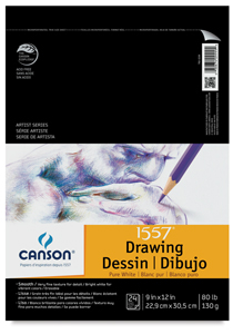 Pure White Drawing Pad, 24 Sheets