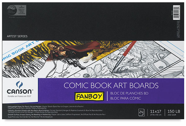 Comic Book Art Boards, 24 sheets