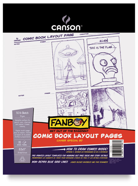 Comic Book Layout Pages, 35 sheets