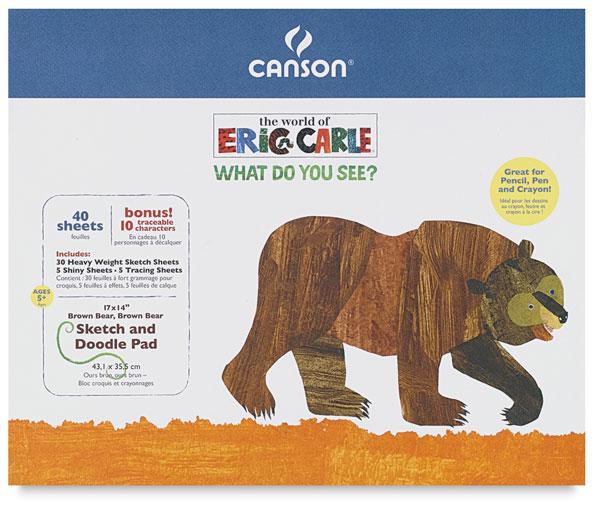 Brown Bear, Brown Bear Activity Pad, 17" &times; 14"
