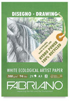 Fabriano Ecological Artist Drawing Pads and Rolls