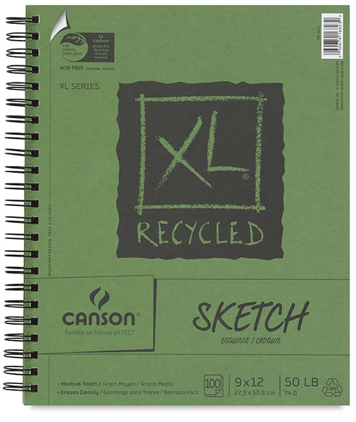 Sketch Pad, Wirebound Side