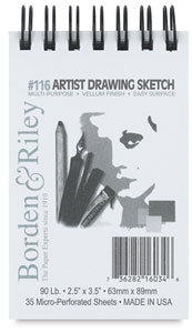 #116 Artist Sketch Vellum Pad, 35 Sheets #116 Artist Sketch Vellum Pad, 35 Sheets