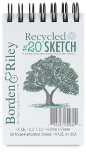 #20 Recycled Sketch Pad, 50 Sheets