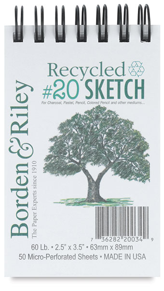 #20 Recycled Sketch Pad, 50 Sheets