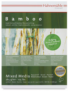 Bamboo Paper Pad, 25 Sheets