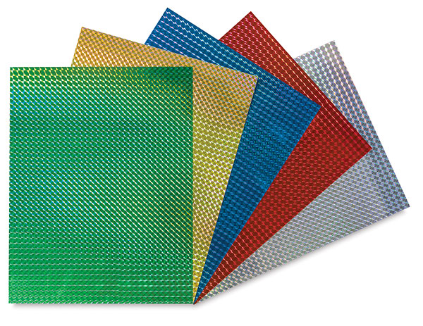 Mosaic Holographic Self-Adhesive Paper