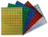 Plaid Holographic Self-Adhesive Paper