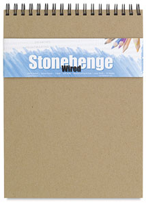 Stonehenge Spiral Pad, 9"&nbsp;&times; 12".
