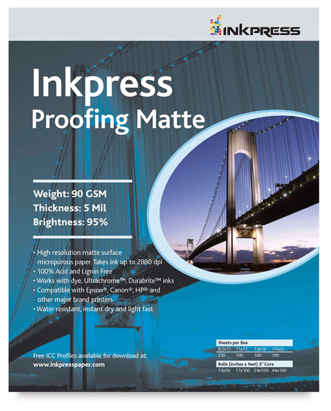 Inkpress Proofing Matte, Package of 250
