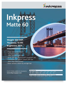 Inkpress Matte 60, Package of 50