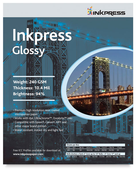 Inkpress Glossy, Package of 50