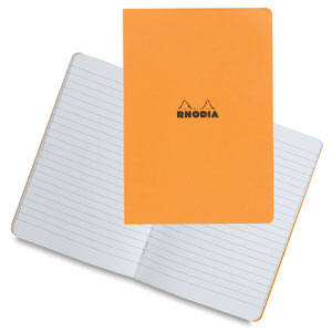 Lined Notebook, Orange