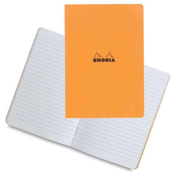Lined Notebook, Orange