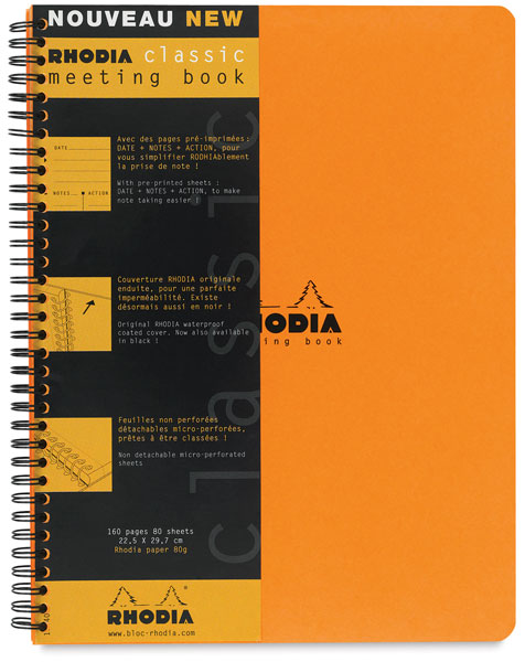 Meeting Book, Orange