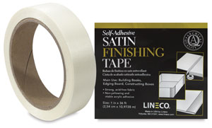 Satin Cloth Tape, Ivory