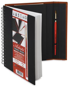 Mixed Media Book with Brush Mixed Media Book with Brush