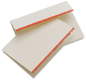 Announcement, Box of 10 (White/Red)