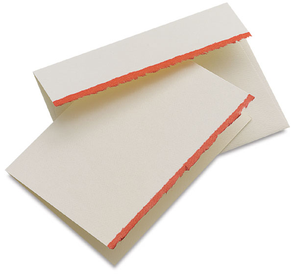 Announcement, Box of 10 (White/Red)