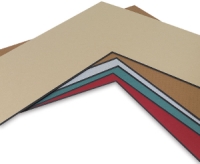 Crescent Rag Mat Noir Black Core Museum Matboard