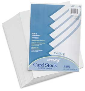 Array Card Stock, Pkg of 40 Sheets