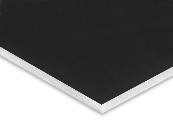 Black Foamboard (White Core)