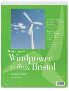Vellum Bristol Pad, 15 Sheets