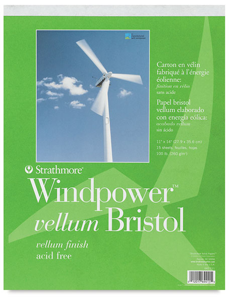 Vellum Bristol Pad, 15 Sheets
