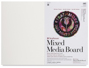 500 Series Mixed Media Boards, Pkg of 1, 22" &times; 30"