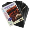 Scratch Art Paper, Pkg of 12 Sheets