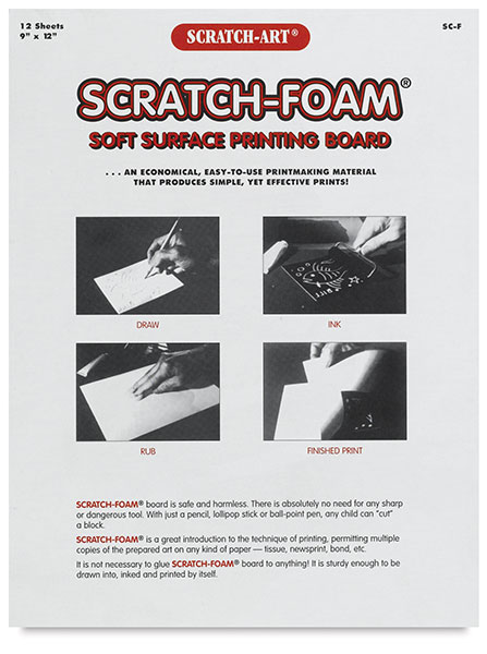 Scratch-Foam Board, Pkg of 12