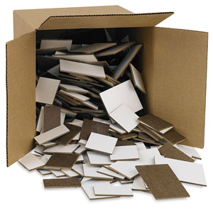 Stampbords, Assorted Sizes, 10&nbsp;lb Box