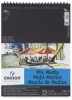 Wirebound Mix Media Pad, 20 Sheets, Portrait, 11" &times; 14"