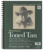 Toned Sketch Wirebound Journal, Warm Tan