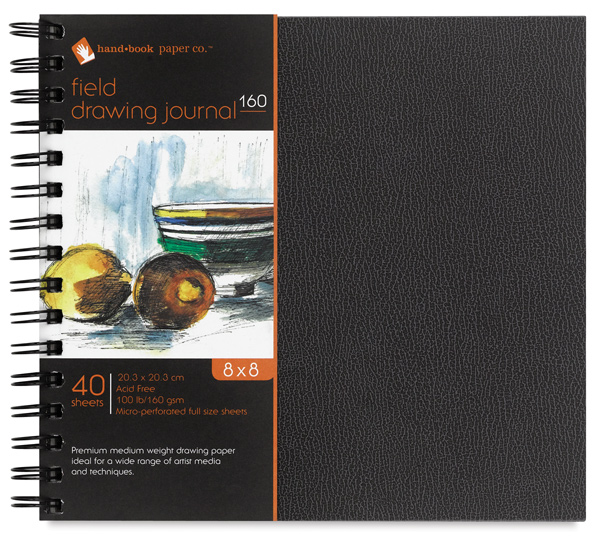 Field Drawing Journal, 40 Sheets, 8" &times; 8"