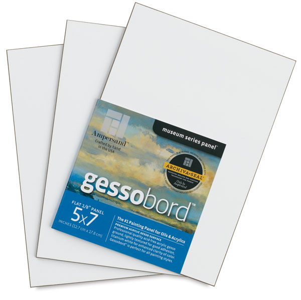 Gessobord, 1/8" Thick, 5" &times; 7" (3 pack)