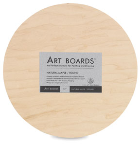 Maple Round Art Panel, 12"