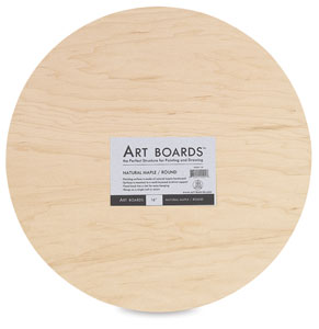 Maple Round Art Panel, 16"
