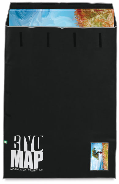 BIYOMAP Art Protection Case, 51" x 63" w/Gray Border