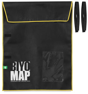 BIYOMAP Art Protection Case, 27" x 35" w/ Yellow Border