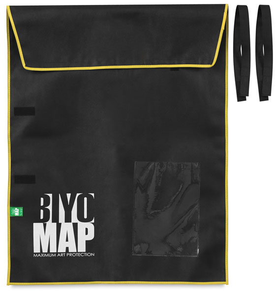 BIYOMAP Art Protection Case, 27" x 35" w/ Yellow Border