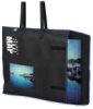BIYOMAP Art Protection Case, 23" x 28" w/ Dark Blue Border, handles attached