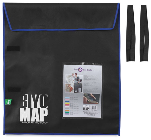 BIYOMAP Art Protection Case, 23" x 28" w/ Dark Blue Border