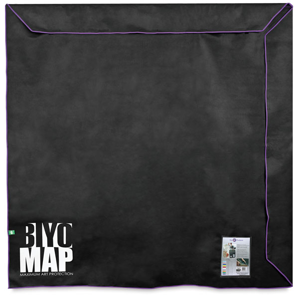 BIYOMAP Art Protection Case, 82" x 82" w/ Purple Border