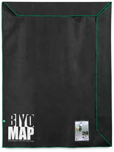 BIYOMAP Art Protection Case, 63" x 82" w/ Green Border
