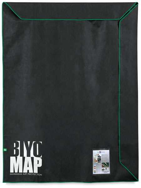 BIYOMAP Art Protection Case, 63" x 82" w/ Green Border