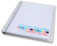 Pina Zangaro Imprinted Vista Screwpost Presentation Books