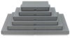 Metal Edge Archival Clamshell Boxes, Gray
